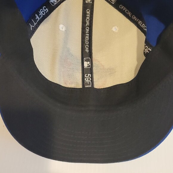 Toronto Blue Jays New Era 59Fifty MLB Baseball Hat Cap Fitted Size 7 7/8 AL East - Picture 12 of 16